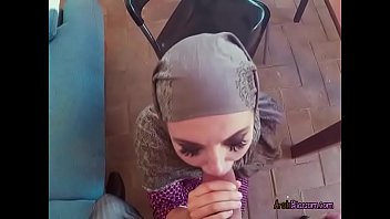 Arab Chick Zoe Gives Rimjob And Blowjob For Money