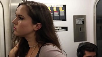Sexy girl fart inthe subway