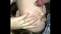 42f natural tits handjob blowjob cum on face